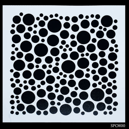 Gift To Love | Stencil Plastic Card Model Mix Design | Size : 8 X 8 | Code : SPCM00
