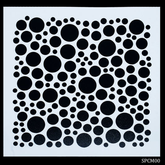 Gift To Love | Stencil Plastic Card Model Mix Design | Size : 8 X 8 | Code : SPCM00
