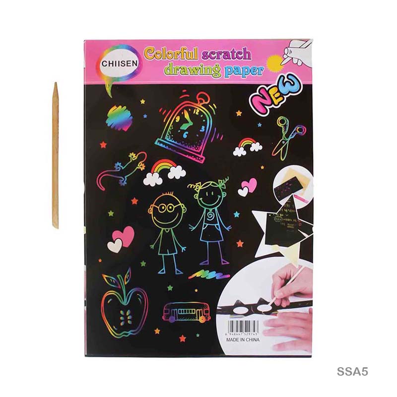 Gift To Love | Scratch Sheet | Size : A5 | Pcs : 10 Sheets | Code : SSA5