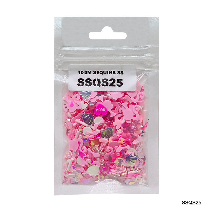 Gift To Love | Sequins Ss | Color : Multi | Pcs : 10 Gm | Code : SSQS25