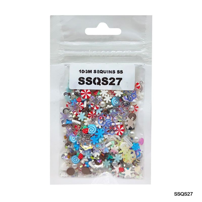 Gift To Love | Sequins | Color : Multi | Pcs : 10 Gm | Code : SSQS27