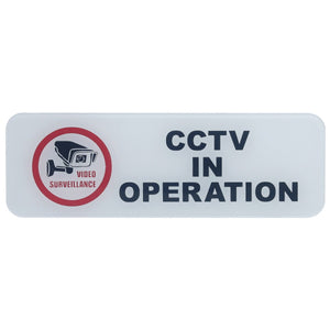 Gift To Love | Sticker Cctv In Operation | Color : White | Code : SWCCTV