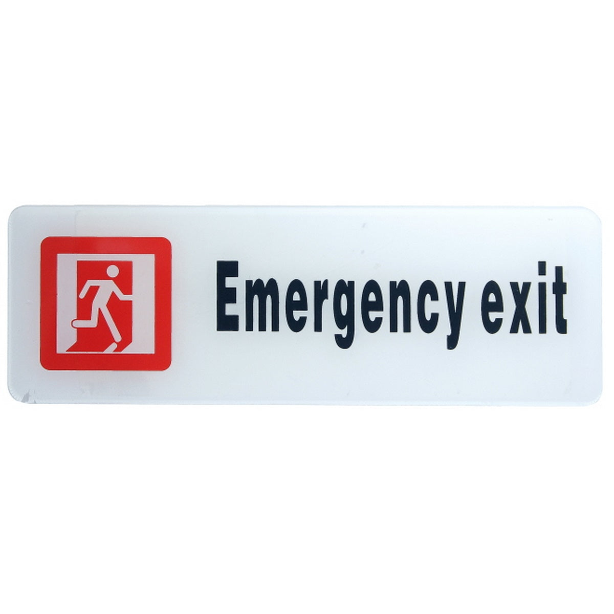 Gift To Love | Acrylic Sticker Emergency Exit | Color : White | Code : SWEE