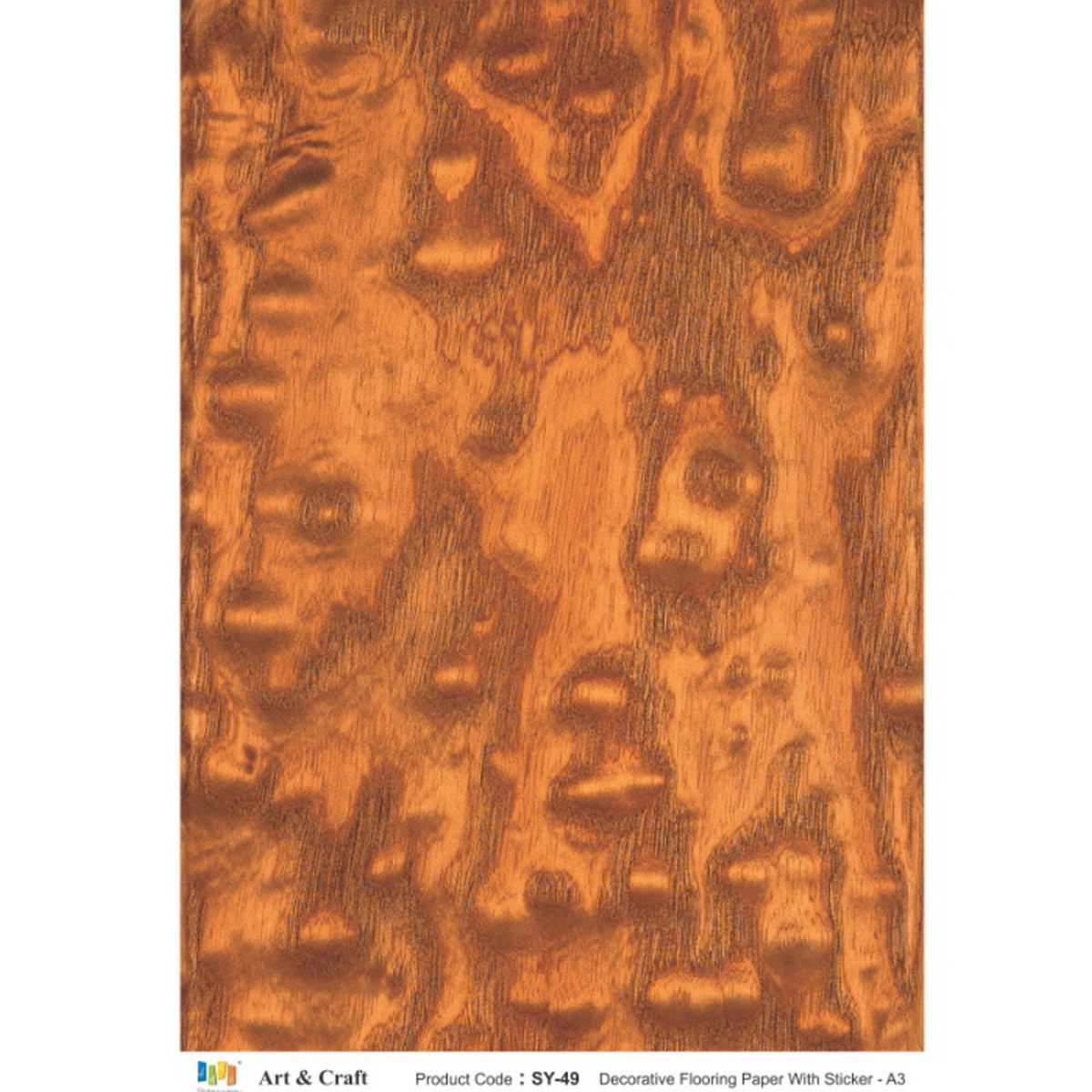 Gift To Love | Decorative Flooring Paper With Sticker | Size : A3 | Code : SY-49