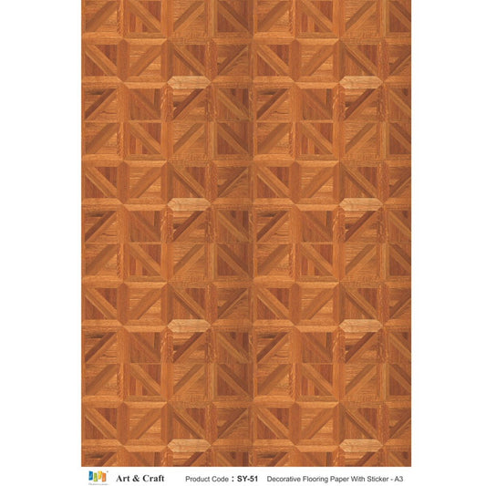 Gift To Love | Decorative Flooring Paper With Sticker | Size : A3 | Code : SY-51
