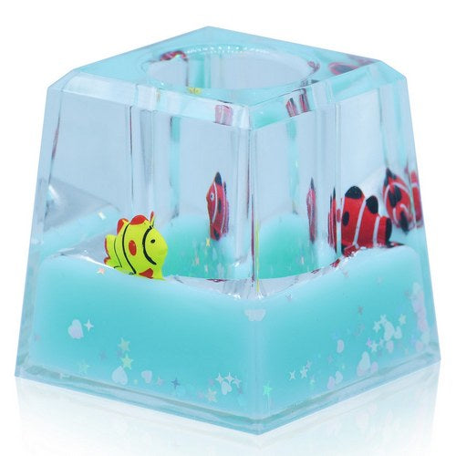 Gift To Love | Paper Weight Liquid With Pen Container Square | Code : SY40PW