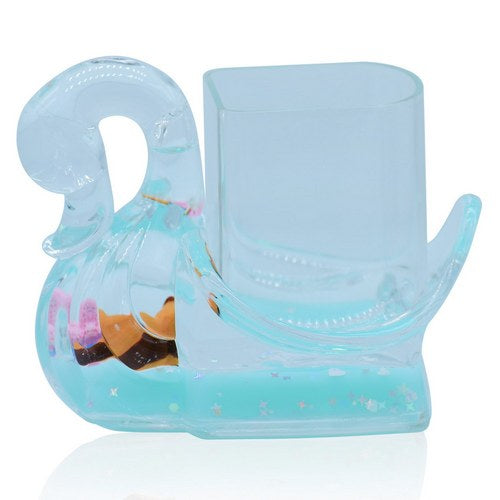 Gift To Love | Paper Weight Liquid With Pen Container Swan | Code : SY94PW