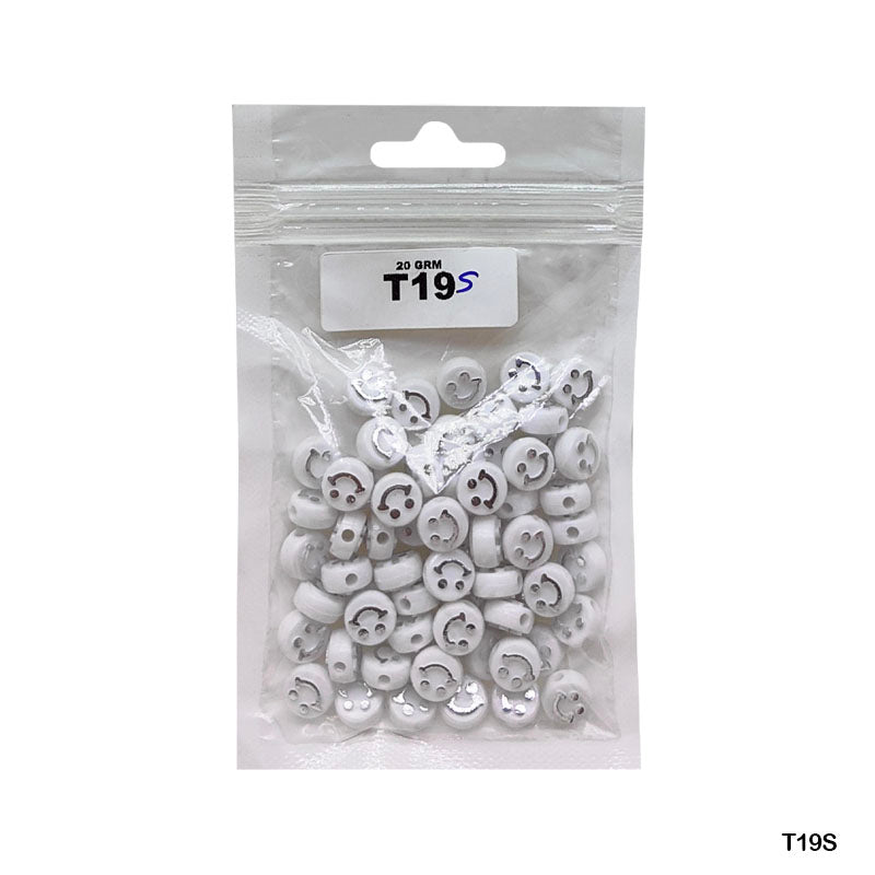 Gift To Love | Bracelet Beads Plastic | Pcs : 20 Gm | Code : T19S