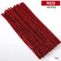 Gift To Love | Craft Pipe Cleaner | Color : Red | Size : 7 Mm X 30 Cm | Pcs : 100 Pcs | Code : T31