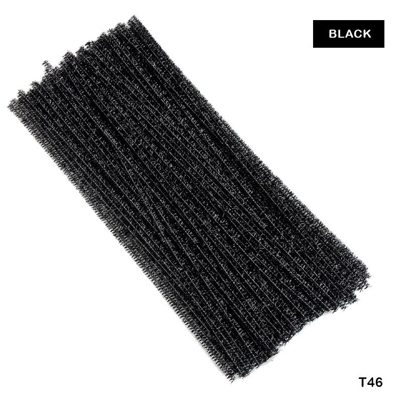 Gift To Love | Craft Pipe Cleaner | Color : Black | Size : 7 Mm X 30 Cm | Pcs : 100 Pcs | Code : T46