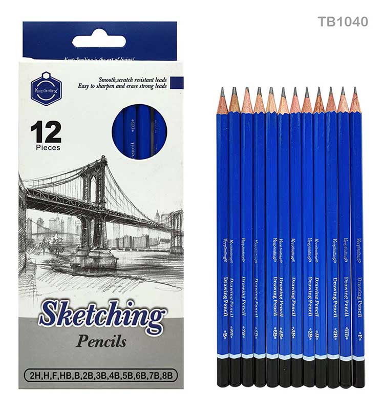 Gift To Love | Sketching Pencils | Pcs : 12 Pcs | Code : TB1040