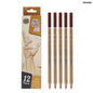 Gift To Love | Skin Tints Pastel Pencils | Color : Sanguine | Pcs : 12 | Code : TB1093B