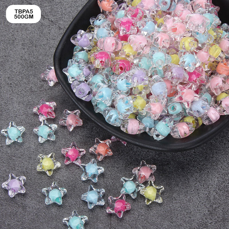 Gift To Love | Craft Beads Plastic | Pcs : 500 Gm | Code : TBPA5