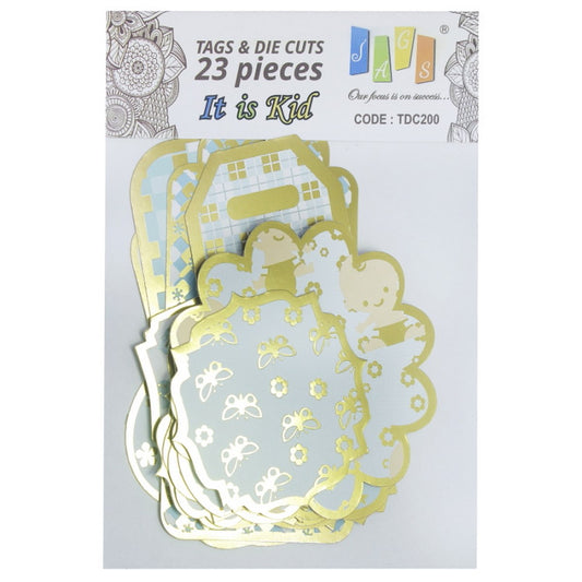 Gift To Love | Die Cut & Tags Its A Kids | Pcs : 23 Pieces | Code : TDC200