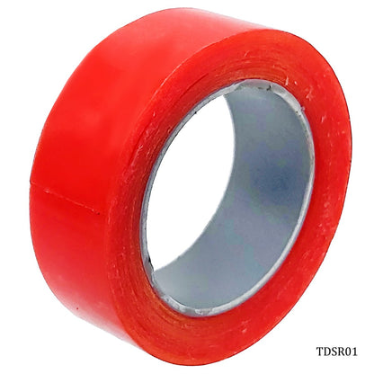 Gift To Love | Tape Double Sided | Color : Red | Size : 5 Mtr X 18 Mm | Code : TDSR01