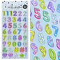 Gift To Love | Stickers Number Lite Ballon | Code : TJK-A