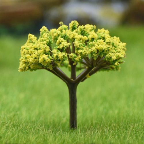 Gift To Love | Artificial Miniature Tree 1 Pcs Green & Yellow | Code : TL-60GYW