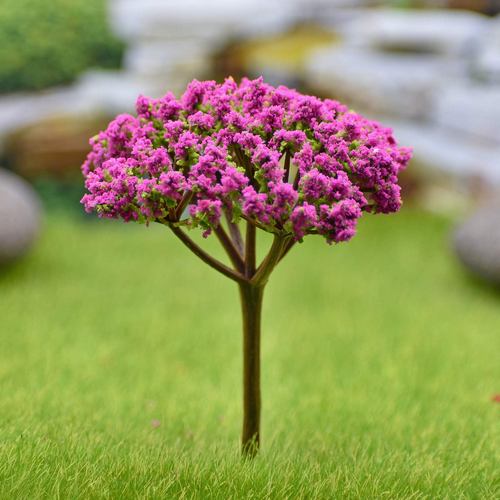 Gift To Love | Artificial Miniature Tree 1 Pcs Green & Pink | Code : TL-90GPK