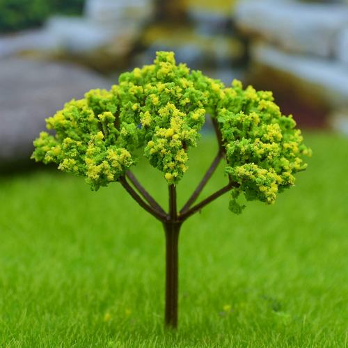 Gift To Love | Artificial Miniature Tree 1 Pcs Green & Yellow | Code : TL-90GYW