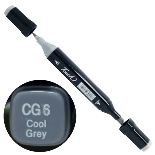 Gift To Love | Touch Marker 2In1 Pen | Color : Cool Grey | Code : TMCG6