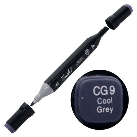 Gift To Love | Touch Marker 2In1 Pen | Color : Cool Grey | Code : TMCG9