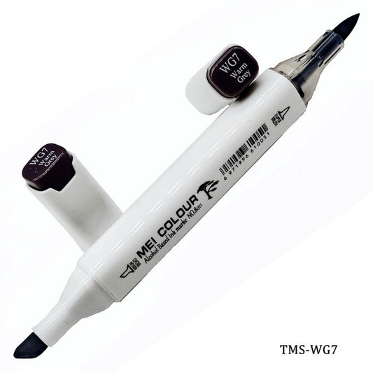 Gift To Love | Touch Marker Soft 2 In 1 Pen | Color : Warm Grey | Code : TMS-WG7