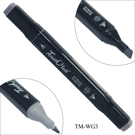Gift To Love | Touch Marker 2In1 Pen | Color : Warm Grey | Code : TMWG3