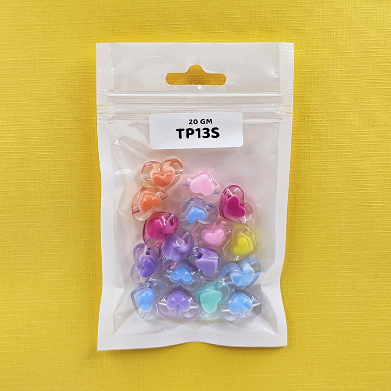 Gift To Love | Craft Beads Plastic | Pcs : 20 Gm | Code : TP13S