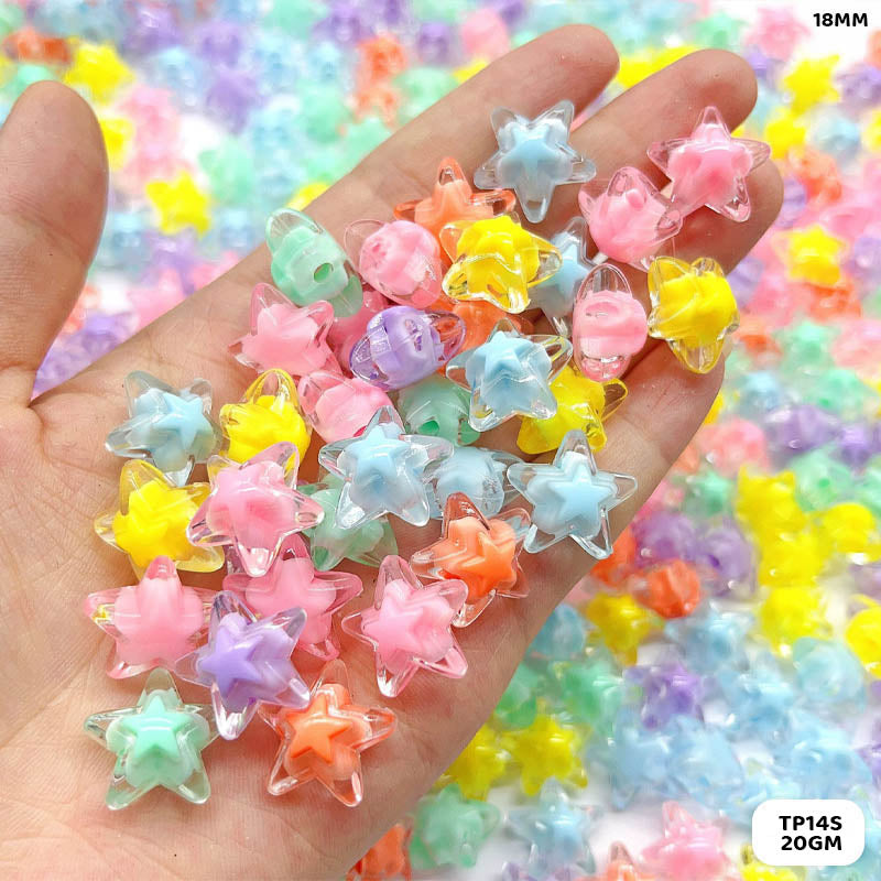 Gift To Love | Craft Beads Plastic | Pcs : 20 Gm | Code : TP14S