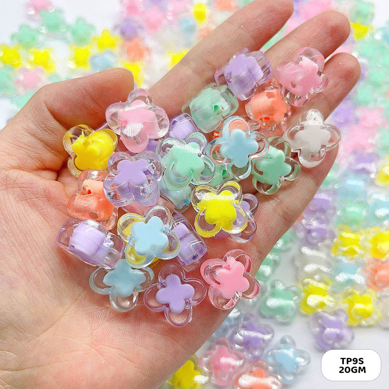 Gift To Love | Craft Beads Plastic | Pcs : 20 Gm | Code : TP9S