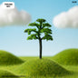 Gift To Love | Tree Miniature | Size : 4 Cm | Pcs : 5 Pcs | Code : TRE28A