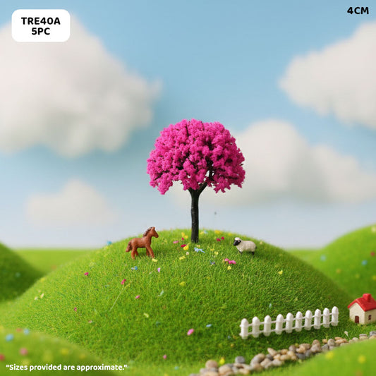Gift To Love | Tree Miniature | Size : 4 Cm | Pcs : 5 Pcs | Code : TRE40A