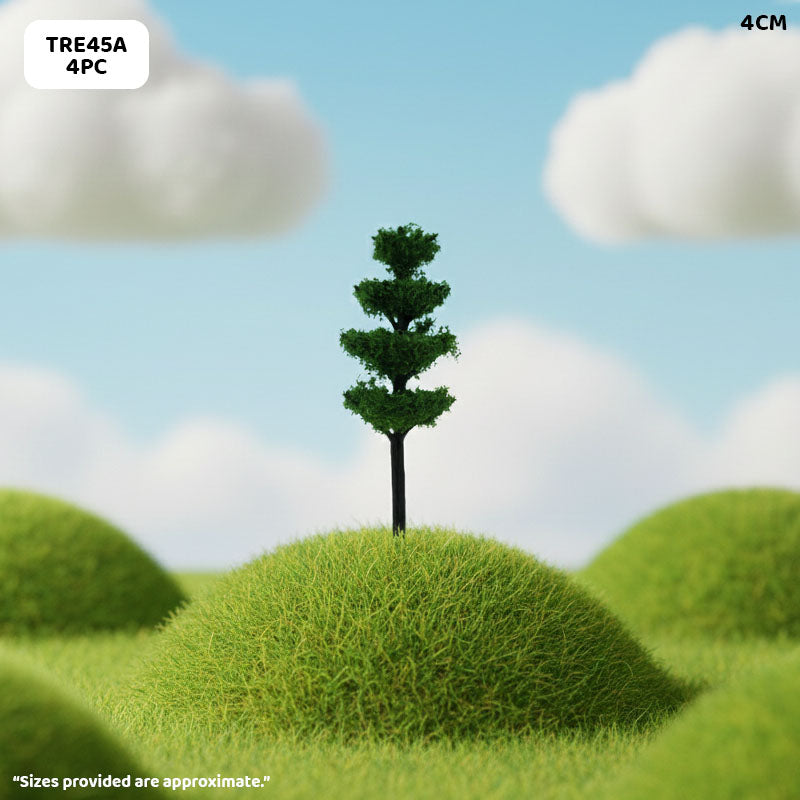 Gift To Love | Tree Miniature | Size : 4 Cm | Pcs : 4 Pcs | Code : TRE45A