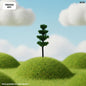 Gift To Love | Tree Miniature | Size : 4 Cm | Pcs : 4 Pcs | Code : TRE45A
