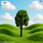 Gift To Love | Tree Miniature | Size : 6 Cm | Pcs : 3 Pcs | Code : TRE49A