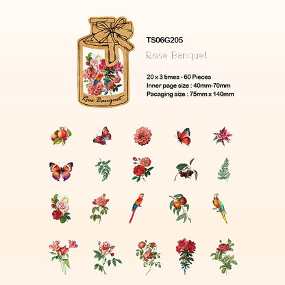 Gift To Love | Sugar Poetry Pet Sticker Pack | Pcs : 60 Pcs | Code : TS06G205
