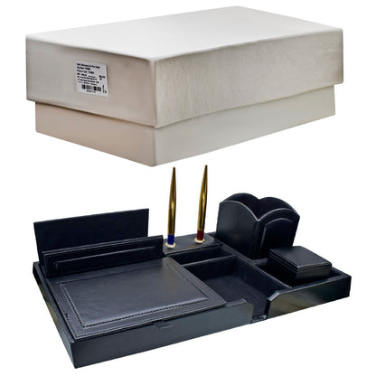 Gift To Love | Table Stationery Set Pen Stand Big | Color : Black | Code : TSSB00
