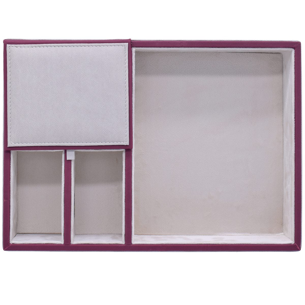 Gift To Love | Table Stationery Set Leatherite 4In1 | Color : Gray | Code : TSSL02