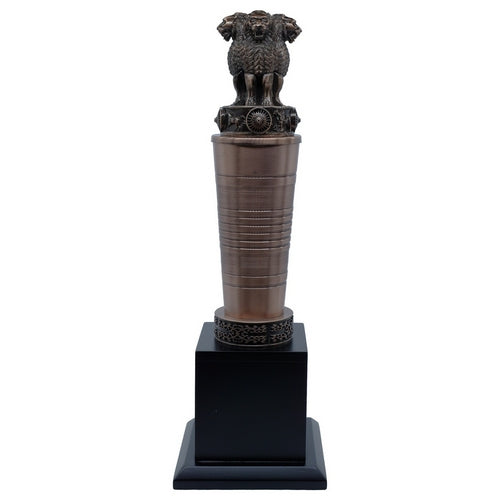 Gift To Love | Desktop Metal Ashoka Pillar Copper | Code : TT1196C