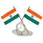 Gift To Love | Table  Watch With Flag | Color : Silver | Code : TT415SR