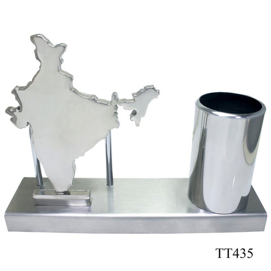 Gift To Love | Table  India Map With Pen Stand | Code : TT435
