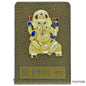Gift To Love | Desktop  Ganesh With Plate | Color : Gold And Black | Size : Tt657 | Code : TT657GBK