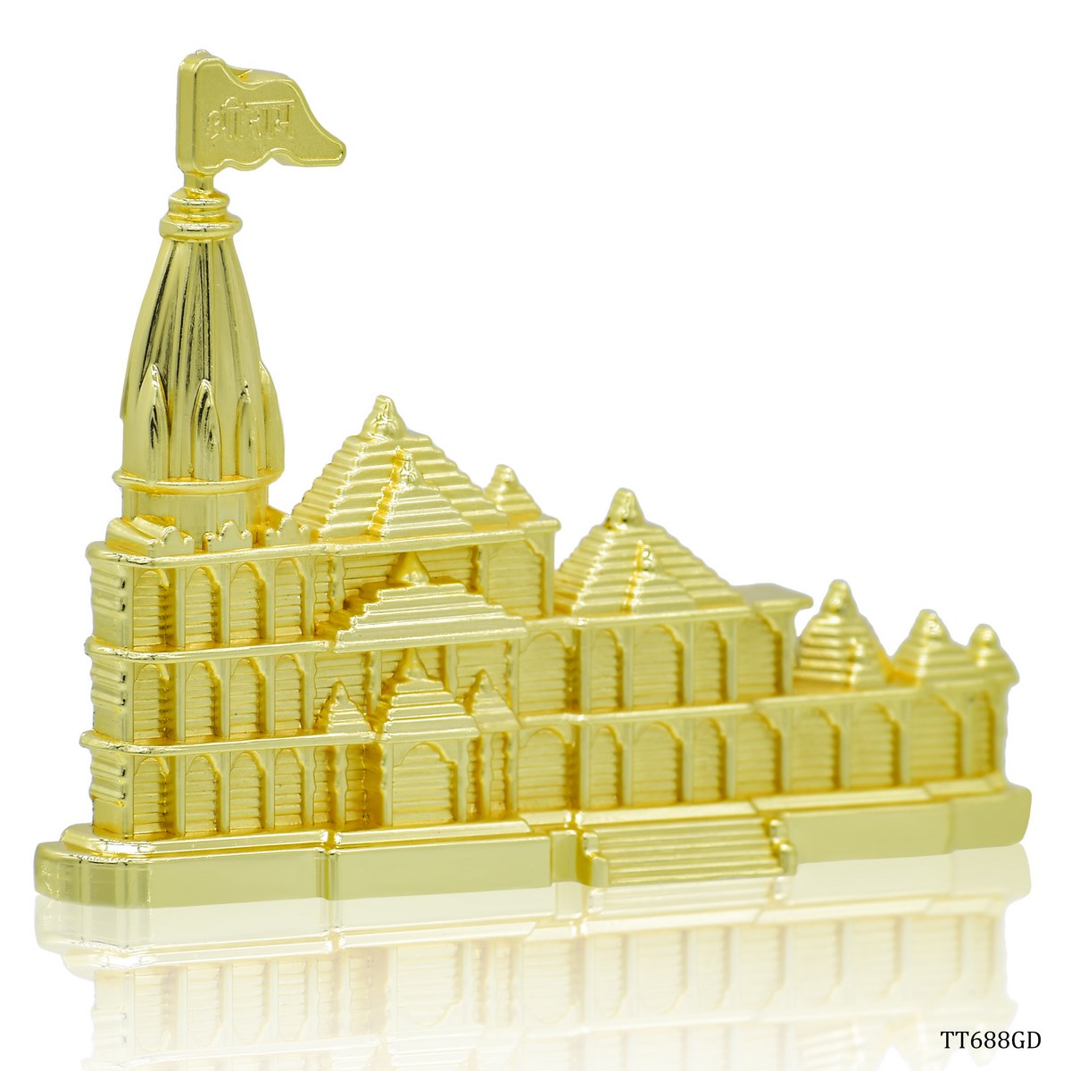 Gift To Love | Table  Ram Mandir | Color : Gold | Code : TT688GD