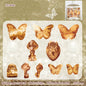 Gift To Love | Vintage Butterfly Stickers | Pcs : 20 Pc | Code : TZ7403D