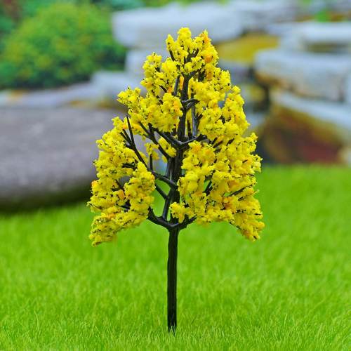 Gift To Love | Artificial Miniature Tree Yellow 1 Pcs | Code : U-120YW