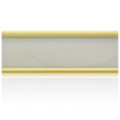 Gift To Love | Aluminium Name Plate | Color : Gold | Size : 6 X 18 Cm | Code : W-034GD