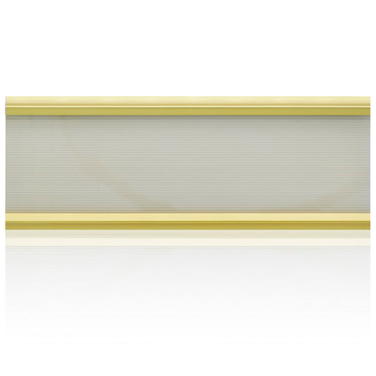 Gift To Love | Aluminium Name Plate | Color : Gold | Size : 6 X 18 Cm | Code : W-034GD