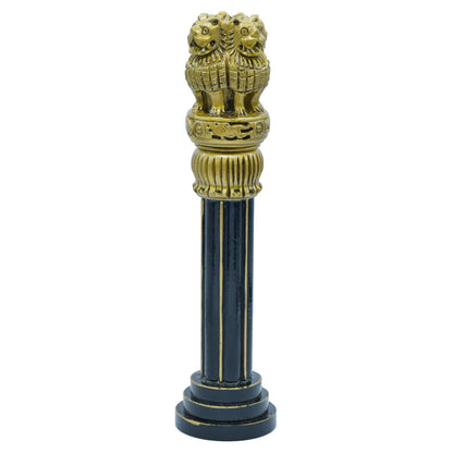 Gift To Love | Wooden Ashoka Pillar Decoration | Color : Antique | Size : 10 Inch | Code : WAPD03