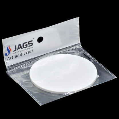 Gift To Love | Acrylic Sheet White Round | Size : 3 Inch | Code : WAPSR33