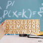 Gift To Love | Wooden Alphabet Plain | Size : Small | Code : WAPS